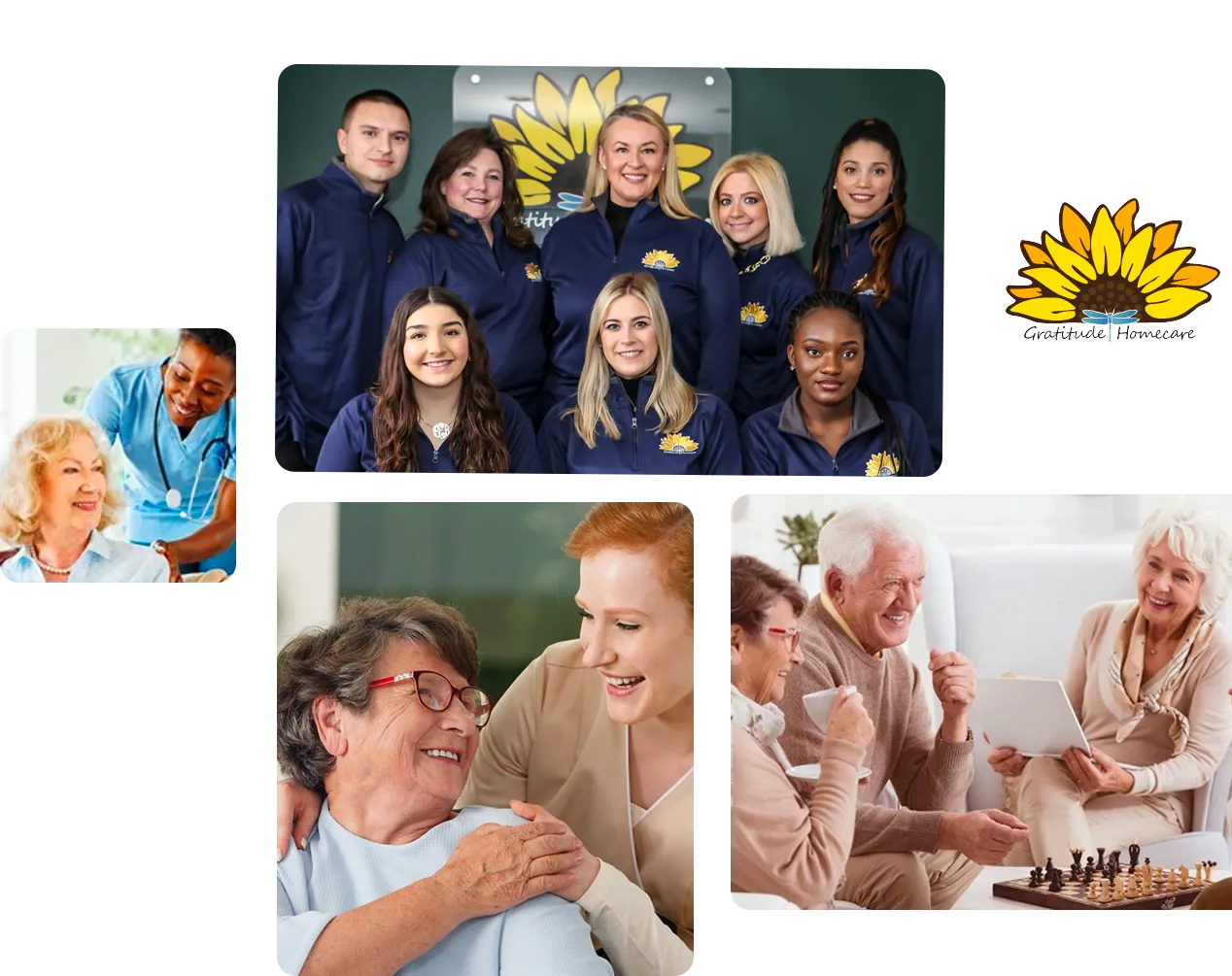 Gratitude Homecare Collage